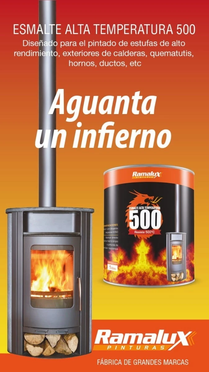 Esmalte Estufas Calders Alta Temperatura Grafito 500 ºc -1 L - Imagen 2