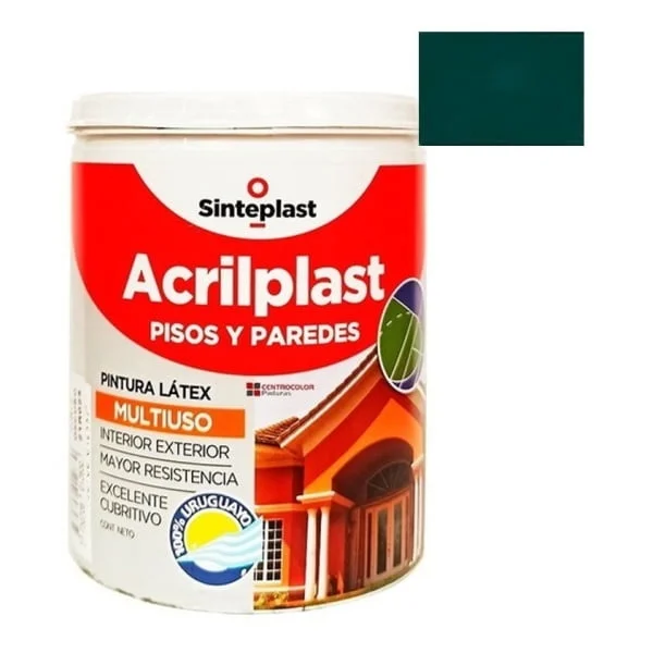 Pintura Latex Para Pisos Acrilplast Multiuso 4lt Sinteplast - Imagen 45