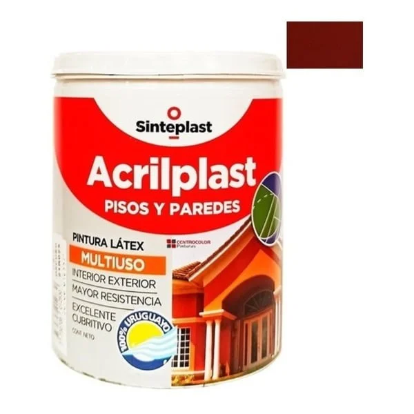 Pintura Latex Para Pisos Acrilplast Multiuso 4lt Sinteplast - Imagen 21