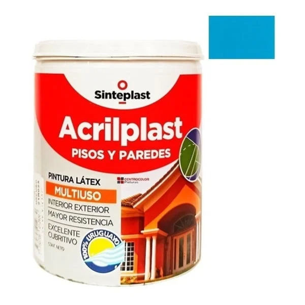 Pintura Latex Para Pisos Acrilplast Multiuso 4lt Sinteplast - Imagen 33