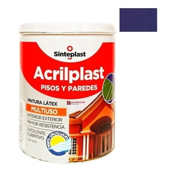 Pintura Latex Para Pisos Acrilplast Multiuso 4lt Sinteplast - Imagen 29