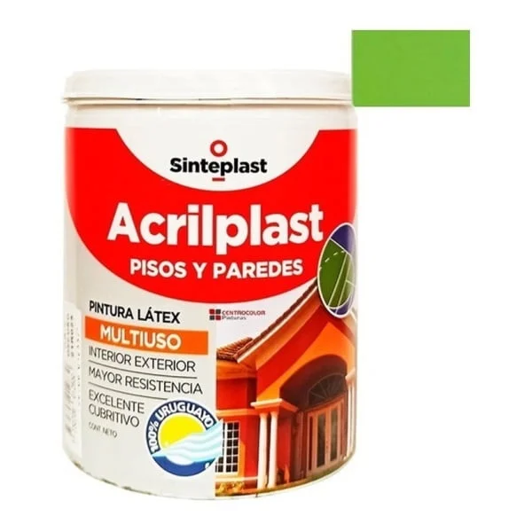 Pintura Latex Para Pisos Acrilplast Multiuso 4lt Sinteplast - Imagen 41