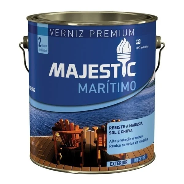 Barniz De Madera Super Premium Majestic Marítimo 3,6 L