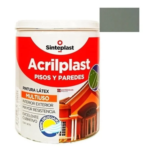 Pintura Latex Para Pisos Acrilplast Multiuso 4lt Sinteplast - Imagen 65