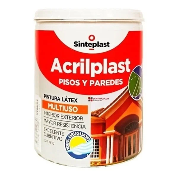 Pintura Latex Para Pisos Acrilplast Multiuso 4lt Sinteplast - Imagen 19