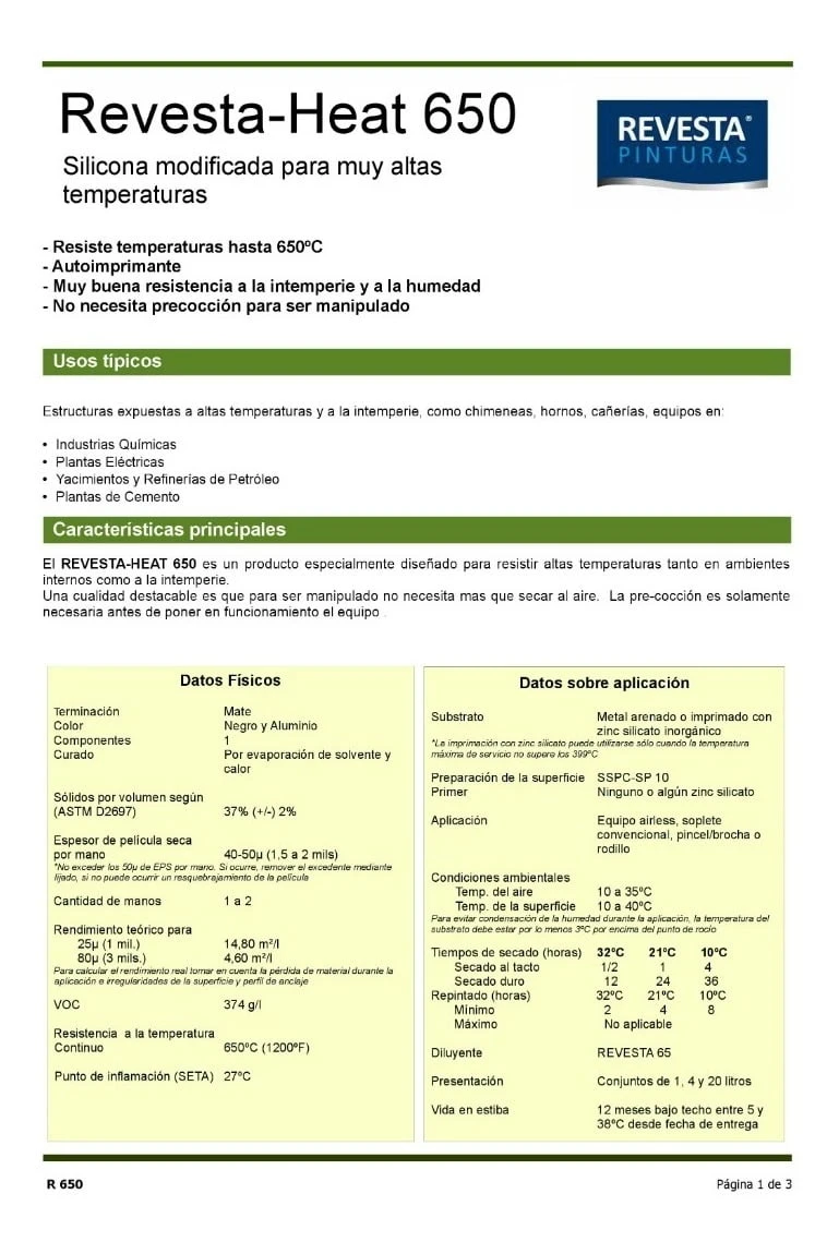 Esmalte Siliconado Alta Temperatura Grafito 650 ºc - 1 L - Imagen 2
