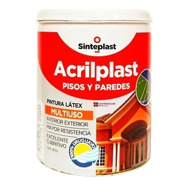 Pintura Latex Para Pisos Acrilplast Multiuso 4lt Sinteplast - Imagen 61
