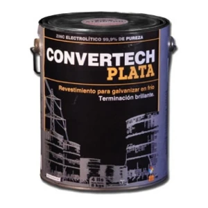 Galvanizado En Frío Aluminio Convertech Pintura -1 L / 2kg