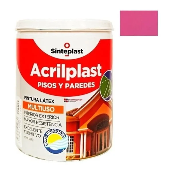 Pintura Latex Para Pisos Acrilplast Multiuso 4lt Sinteplast - Imagen 25