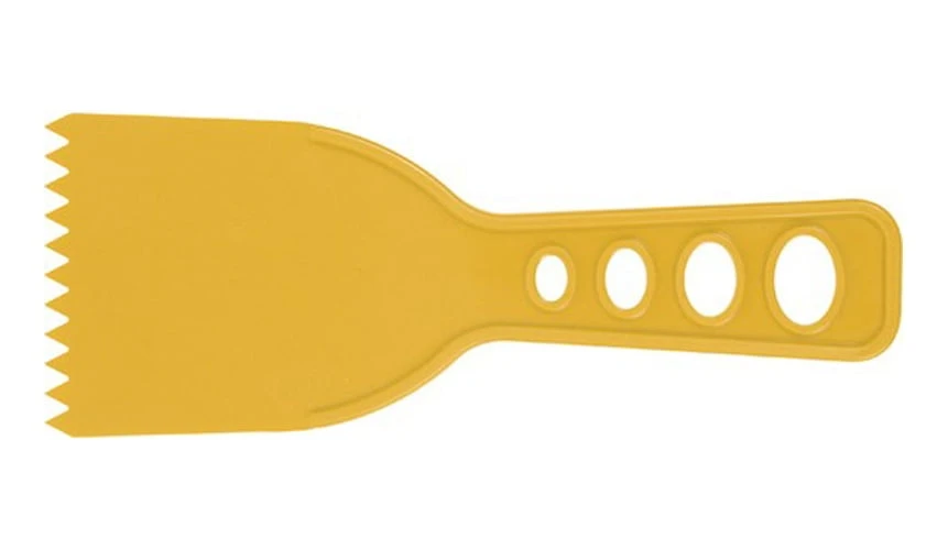 Espatula Dentada De Plastico 6 Cm Ecopint