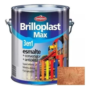 Brilloplast Max 3en1 Esmalte Brillante Cobre Sinteplast 1 L