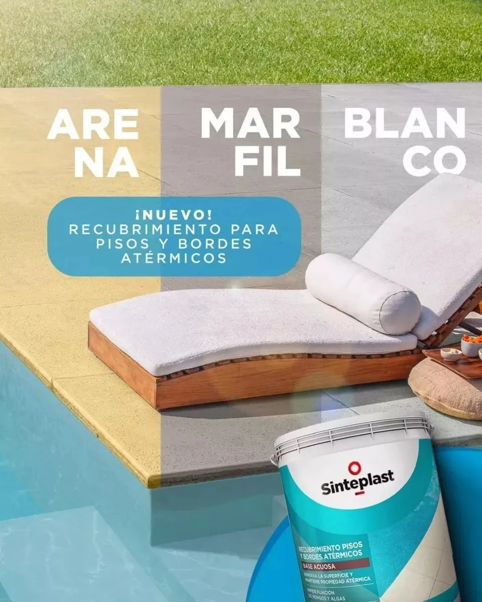 Recubrimiento Para Pisos Y Bordes Atérmicos De Piscinas 4 L - Imagen 7