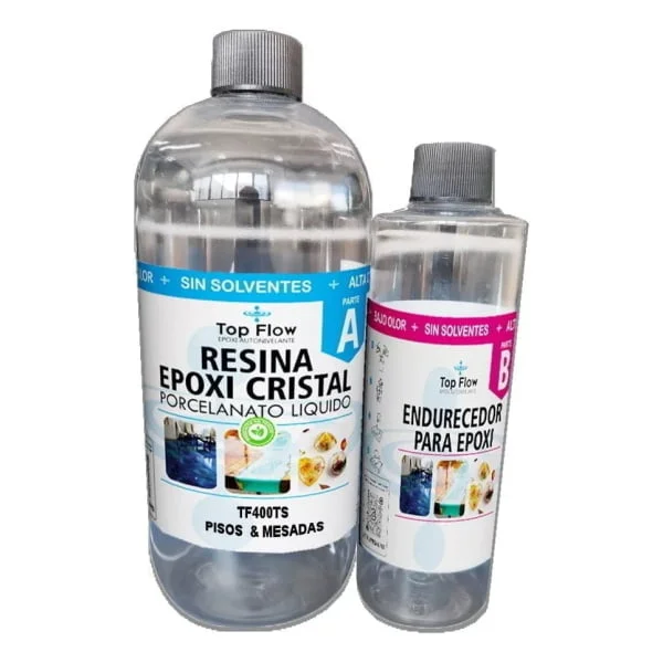 Resina Epoxi Pisos Y Mesadas 1kg A + B 3-1 - Ecopint - Imagen 3