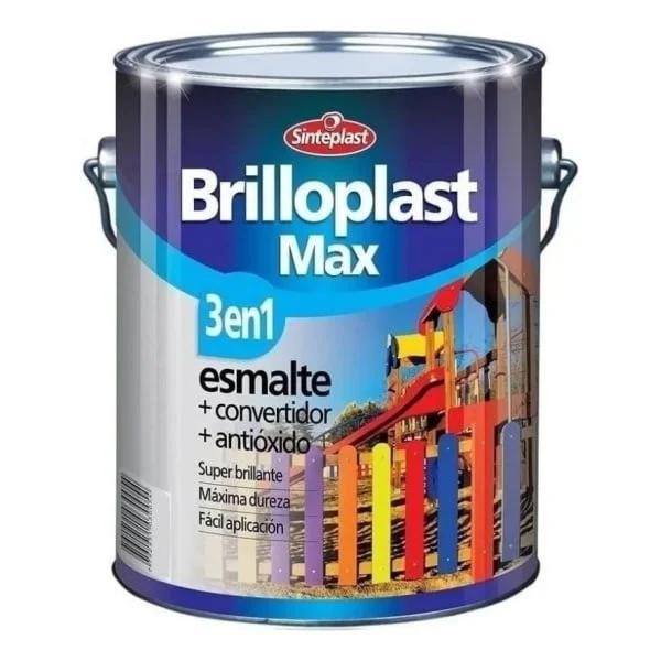Esmalte Brilloplast Convertidor 3en1 En Colores Fluo 1 Lt - Imagen 2