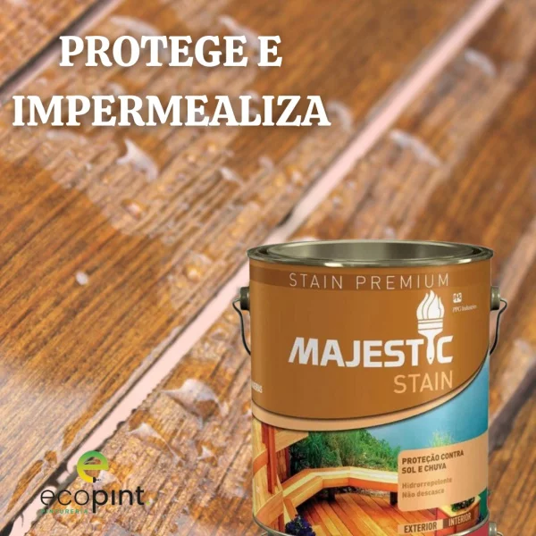 Plastificante Pu Aqua Satinado Majestic - 0.9 Lt - Imagen 3