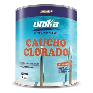 Pintura Para Piscina Caucho Clorado Colores 4 Lts