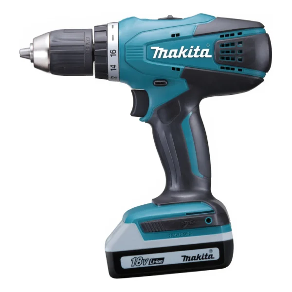 Taladro Atornillador A Bateria 1/2 C/mal. Makita-18v 2 Bat
