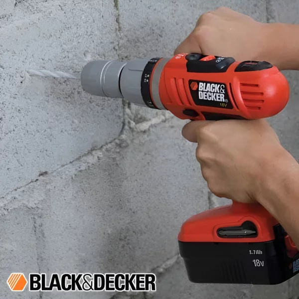 Taladro A Bateria C/ Maleta 18v, 1/2 Black And Decker 1.7ah - Imagen 6