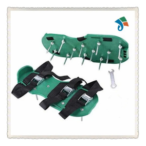 Zapato Bases De Plastico Con Clavos Aplicación Epoxi Verde