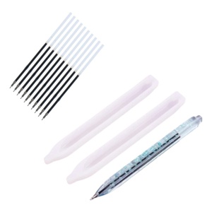 Molde Silicona 4824 Lapicera X2 + 10 Repuesto Tinta Ecopint
