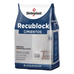 Recublock Cimientos Barrera Antihumedad Sinteplast 5 Kgs