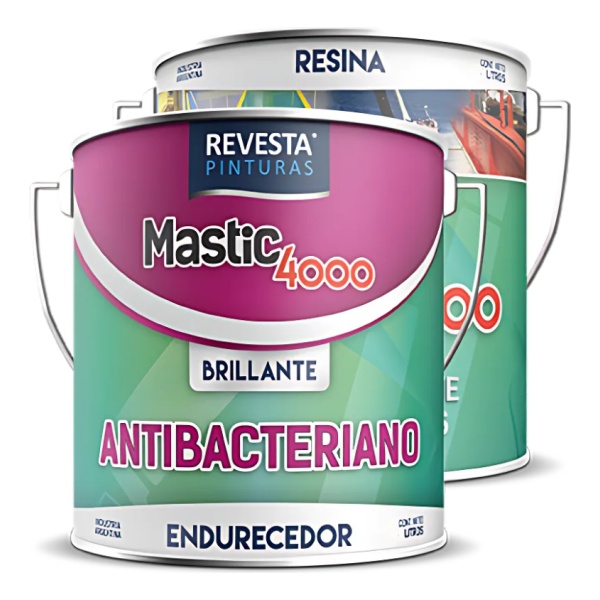 Pintura Epoxi Antibacteriano Autoimprimante Soludos Gris 1 L