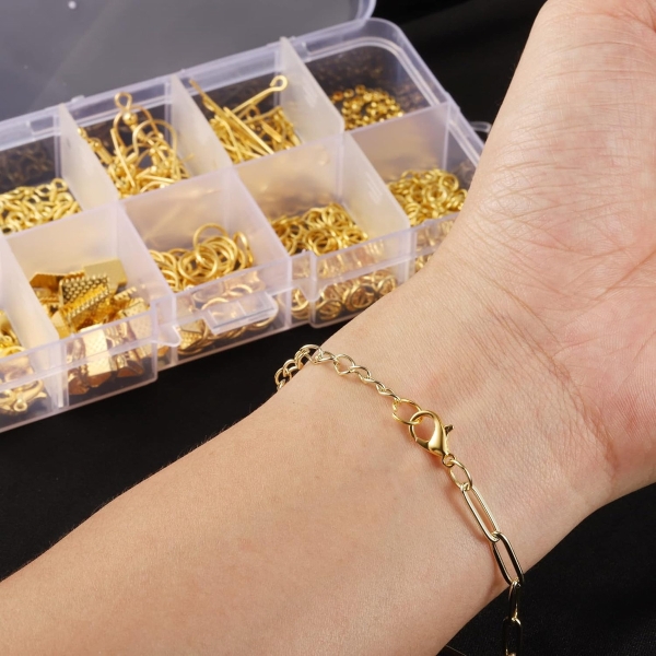 Kit Fabricación De Joyas Y Bijouterie 710 Pz Para Resina - Imagen 13