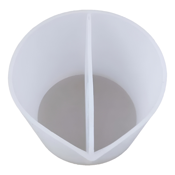 Molde Vaso De Silicona Con Divisores 4864 Colores Resina