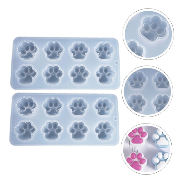 Molde 4863 Silicona Pata De Gato + Kit De Resina 600 Ml - Imagen 6
