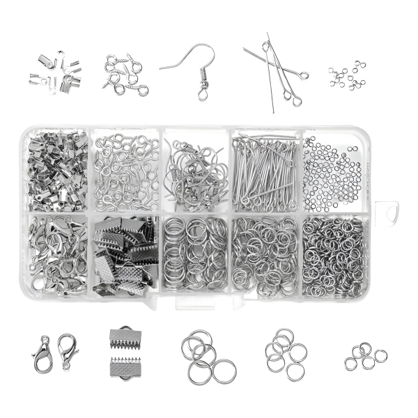 Kit Fabricación De Joyas Y Bijouterie 710 Pz Para Resina - Imagen 8