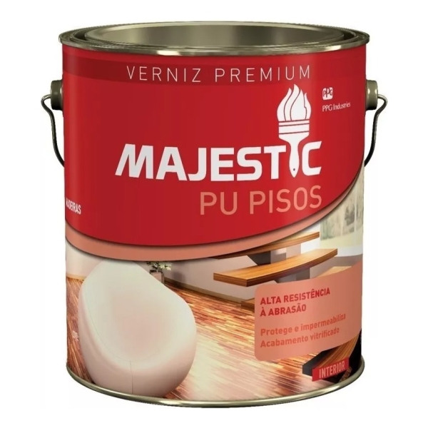 Plastificante Pu Pisos De Madera Majestic 0.9l Super Premium - Imagen 4