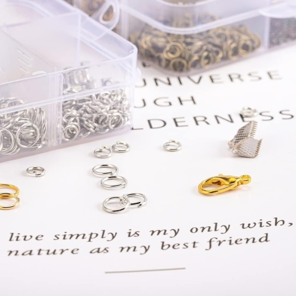 Kit Fabricación De Joyas Y Bijouterie 710 Pz Para Resina - Imagen 11