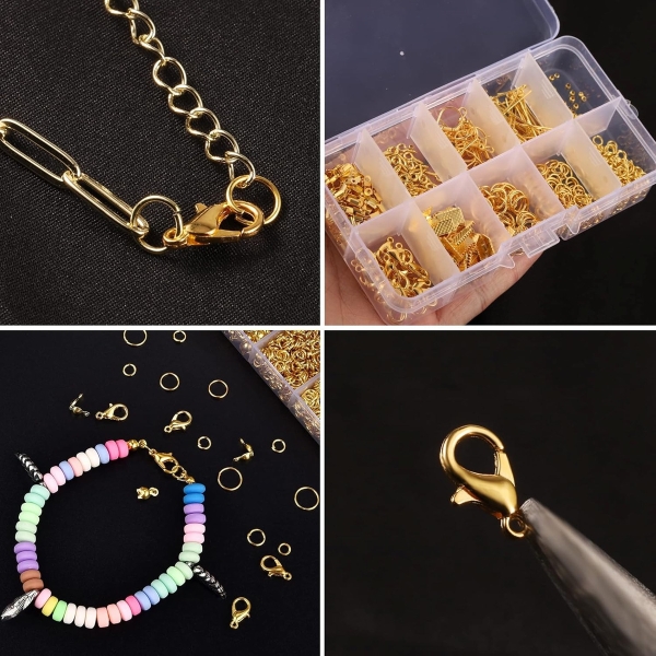 Kit Fabricación De Joyas Y Bijouterie 710 Pz Para Resina - Imagen 6