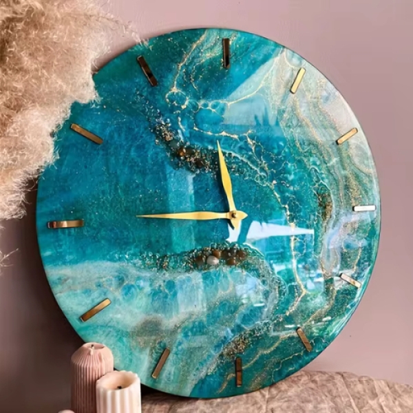 Molde Silicona Reloj Con Marcas 4867 + 600 Ml Resina 1:1 - Imagen 4