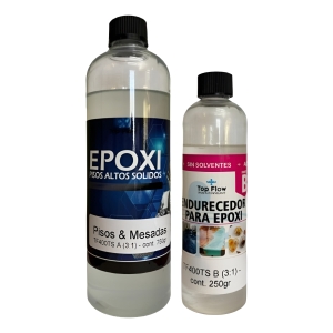 Resina Epoxi Pisos Y Mesadas 1kg A + B 3-1 - Ecopint