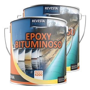 Revesta Fondo Epoxi Bituminoso Autoimprimante 1:1 - 1 L