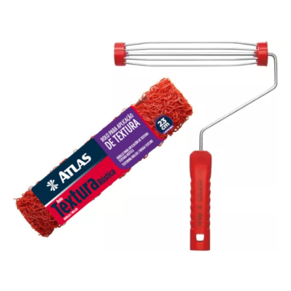 Rodillo Textura Rustico 23 Cm Complete X1 Atlas