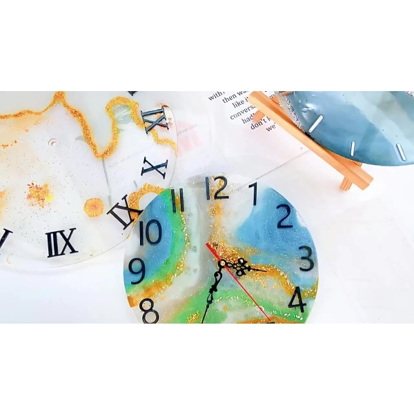 Molde Reloj Silicona + 1 Kg De Resina Epoxi 3:1 - Imagen 11