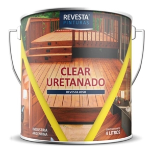 Barniz Pu Exterior Revesta 4950 Clear Uretano 4 Lt