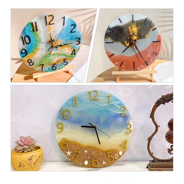 Molde Reloj Silicona + 1 Kg De Resina Epoxi 3:1 - Imagen 5