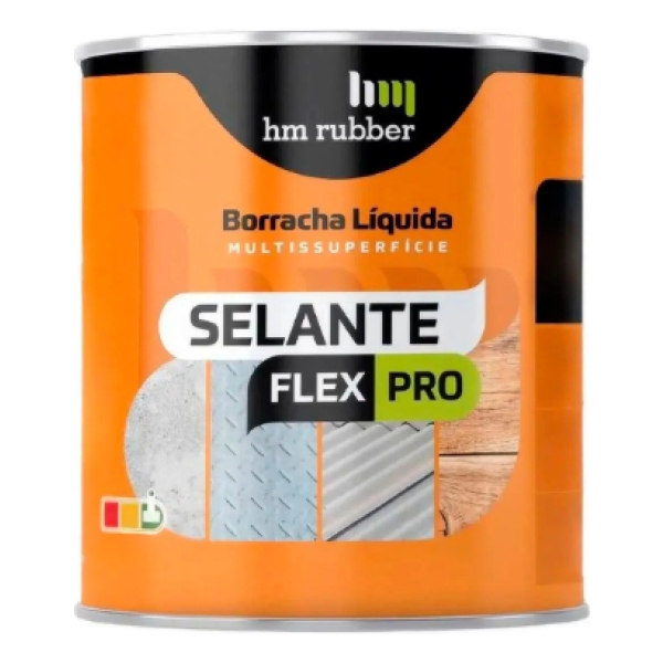 Sellador Flex Pro 900ml Goma Hm Gris Borracha Líquida