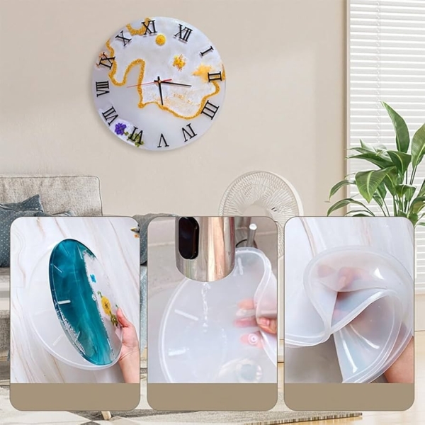Molde Reloj Silicona + 1 Kg De Resina Epoxi 3:1 - Imagen 10