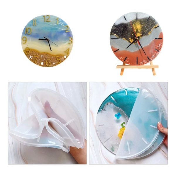 Molde Reloj Silicona + 1 Kg De Resina Epoxi 3:1 - Imagen 6