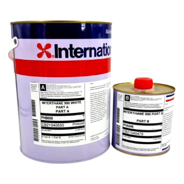 Esmalte Poliuretanico Pu Interthane 990 Blanco (a+b) 3.6 L - Imagen 3