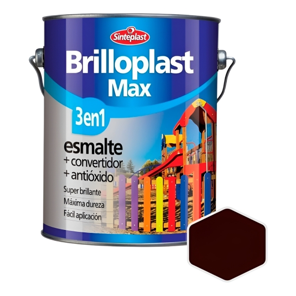 Brilloplast Max 3 En 1 Esmalte Convertidor Sinteplast - 4l - Imagen 29