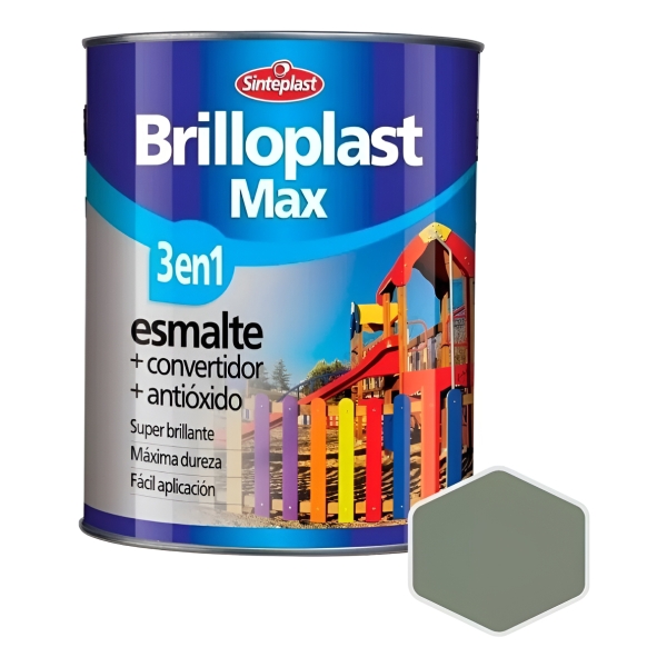 Brilloplast Max 3 En 1 Esmalte Convertidor Sinteplast 250ml - Imagen 35