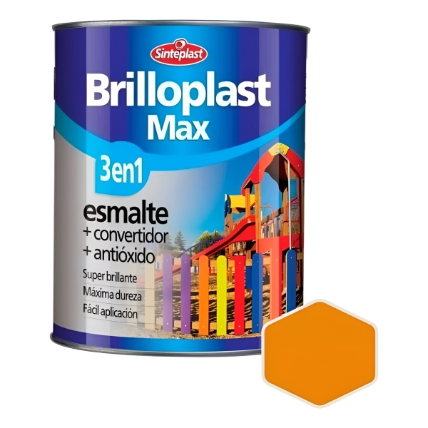 Brilloplast Max 3 En 1 Esmalte Convertidor Sinteplast 250ml - Imagen 31
