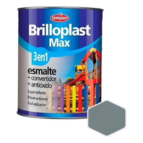 Brilloplast Max 3 En 1 Esmalte Convertidor Sinteplast 250ml - Imagen 19