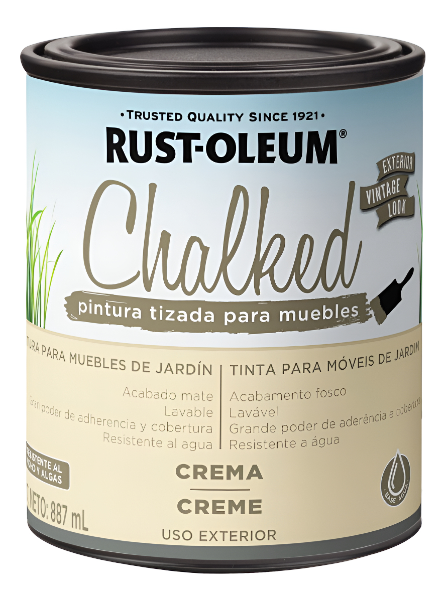 Pintura Tizada De Exterior Chalked Rust Óleum 887 Ml Ecopint - Imagen 24