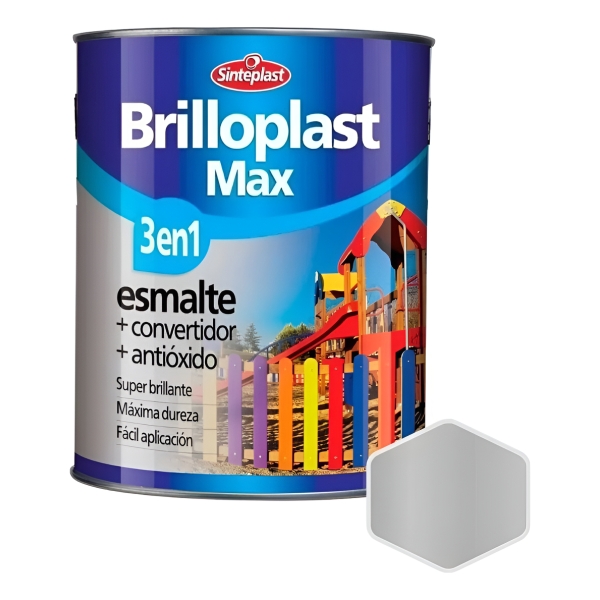 Brilloplast Max 3 En 1 Esmalte Convertidor Sinteplast 250ml - Imagen 27